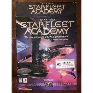 STAR TREK : STARFLEET ACADEMY PC GAME 1997 BIG BOX COMPLETE INTERPLAY WINDOWS 95